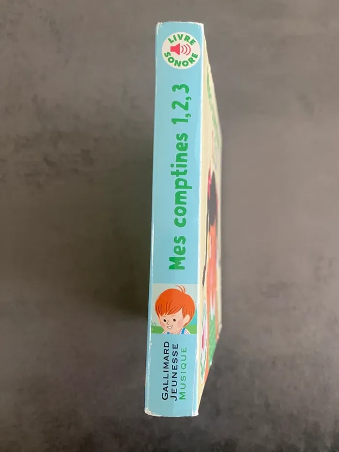 Livre sonore « Mes comptines 1, 2, 3 » Gallimard Jeunesse - photo numéro 3