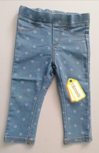 Pantalon fille grain de blé