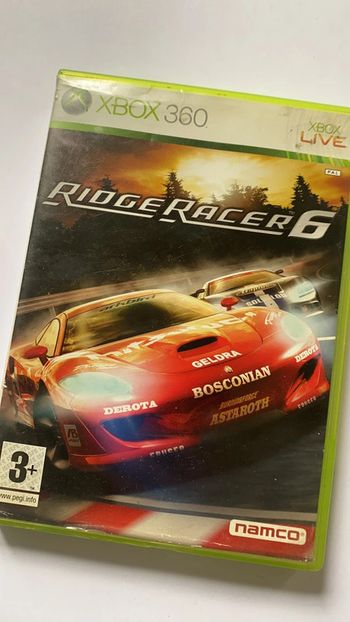ridge racer 6 xbox 360