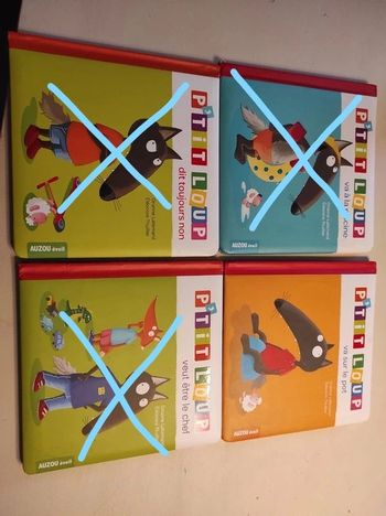 Lot de 3 livres p'tit loup