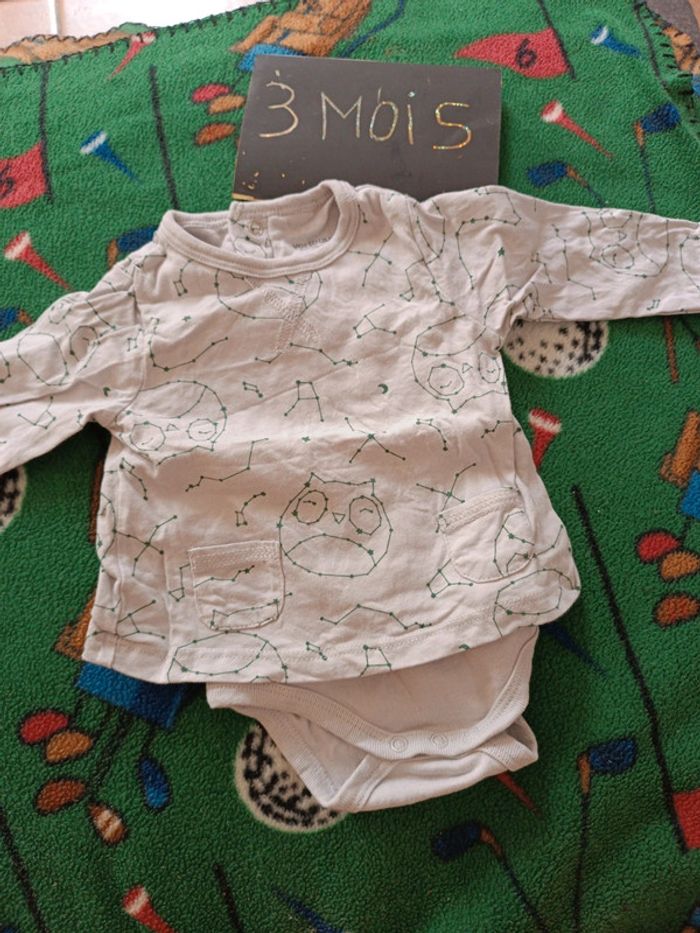 Body garçon 3 MOIS