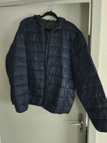 Blouson doudoune bleu