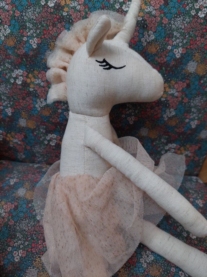 #7 Cyrillus - peluche pantin licorne Cyrillus - photo numéro 4