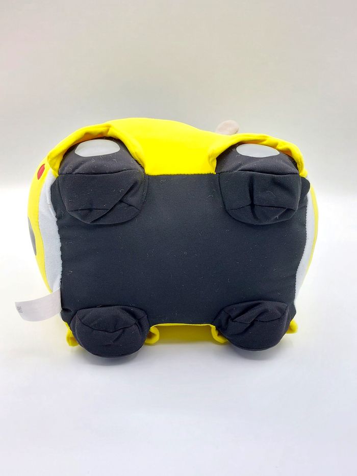 Peluche Cars Luigi Fiat jaune Disney Pixar Nicotoy 25 cm gris noir doudou - photo numéro 6