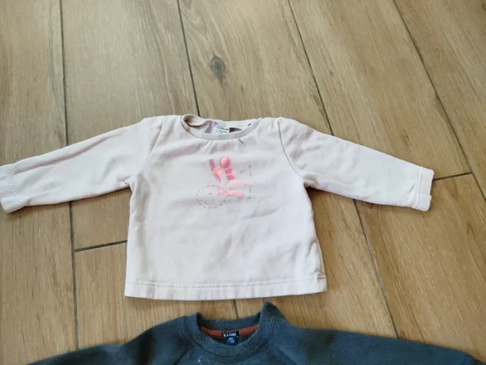 Lot 2 pulls chauds bébé fille 18 mois - photo numéro 3