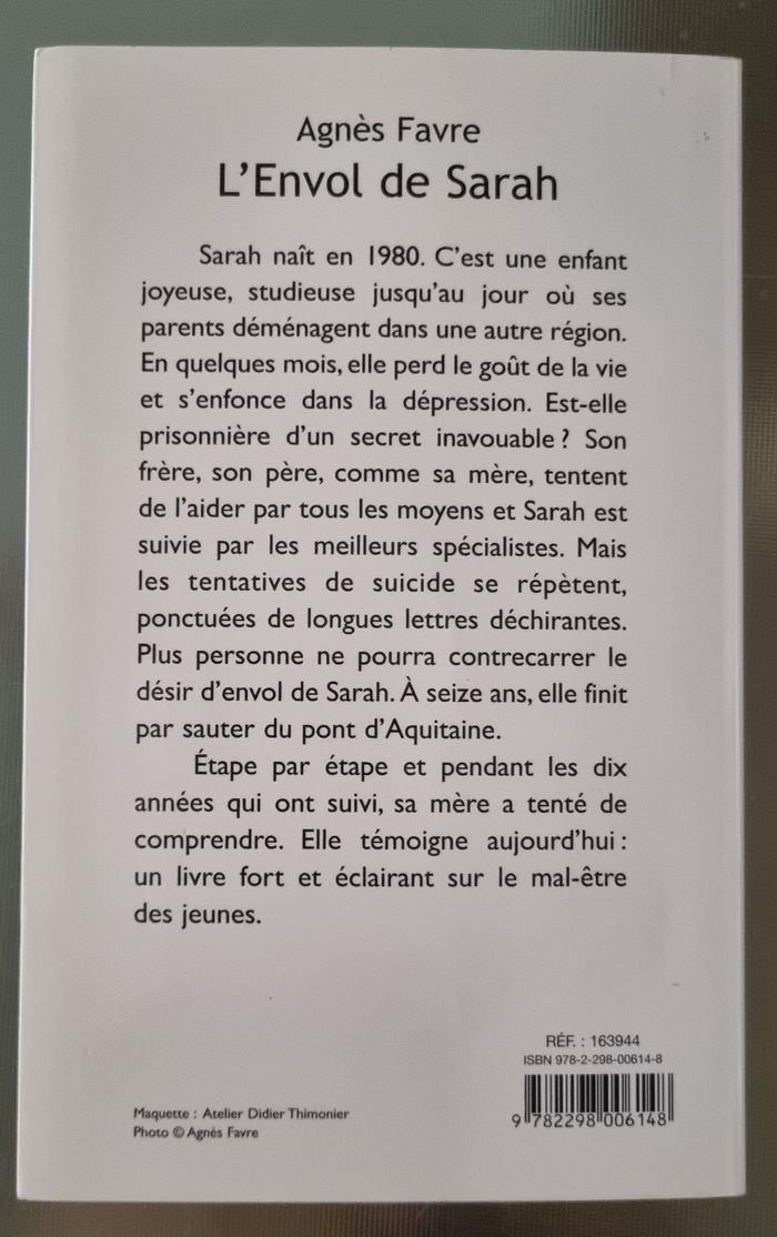 L'envol de Sarah - photo numéro 2