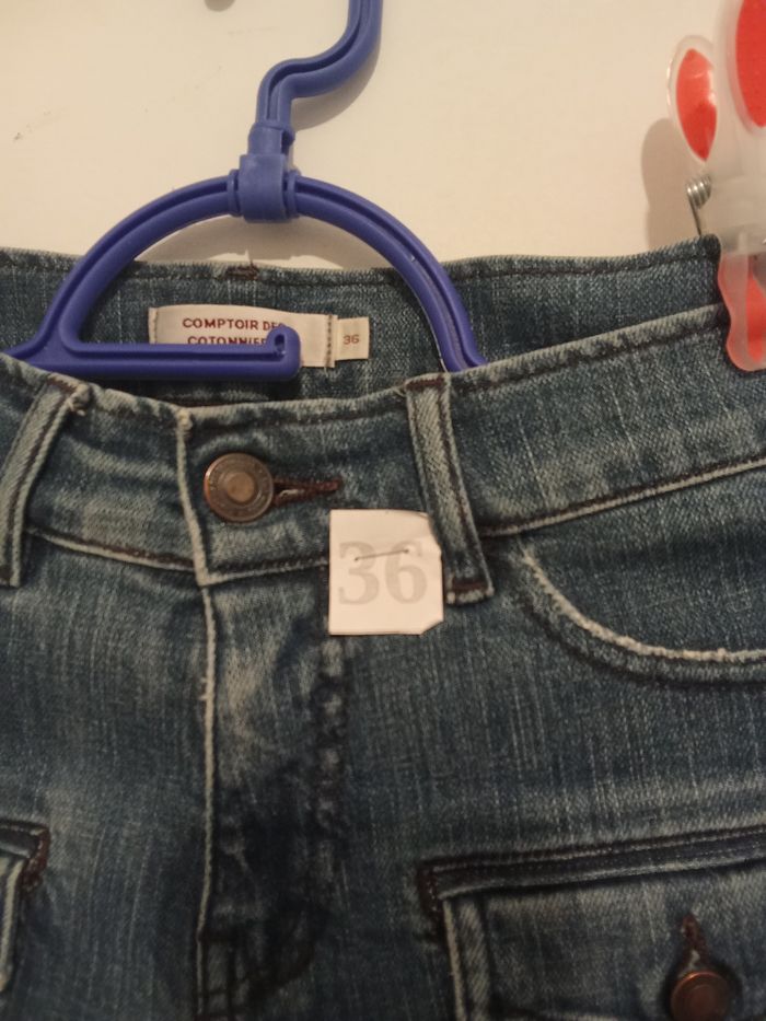 Jean de femme taille 36 de marque comptoir des cotonniers - photo numéro 5