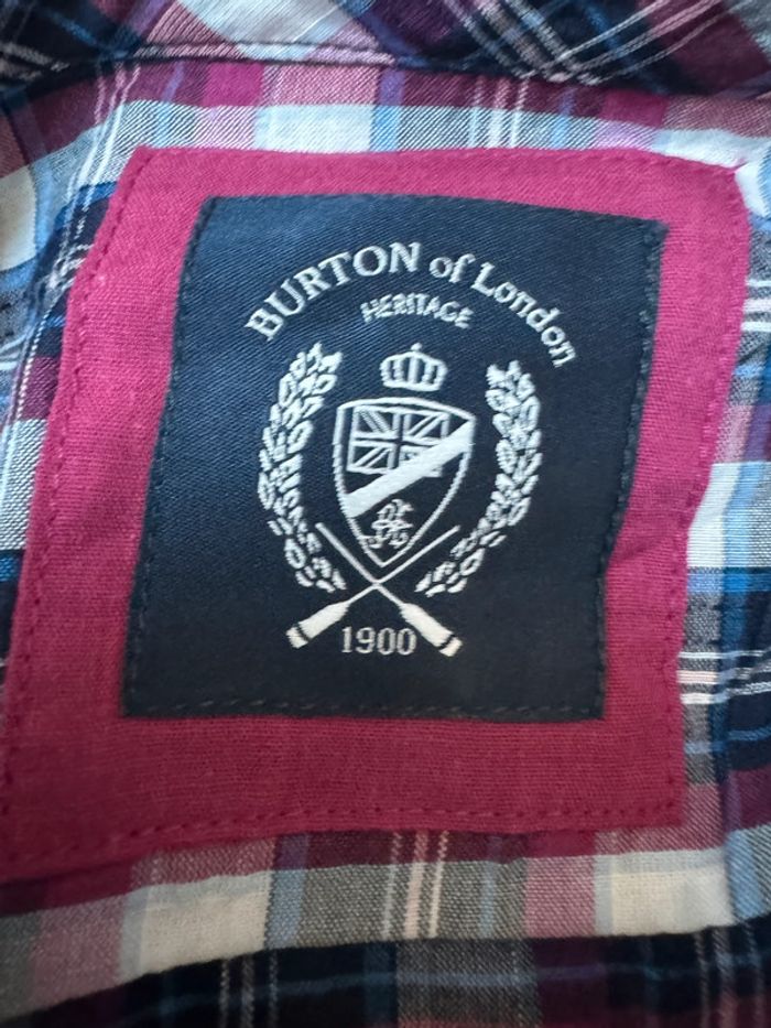 Chemise à carreaux Burton of London Taille 42 - photo numéro 3