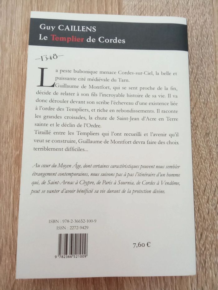 Guy Callens 🫧 Le templier de Cordes - photo numéro 2