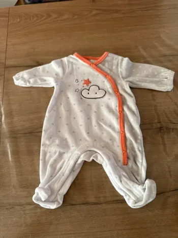Pyjama velours fille