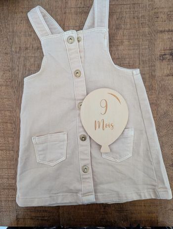 Robe en jean ecrue