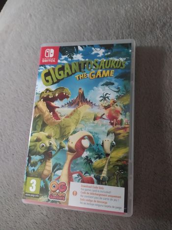 Boite Vide Gigantosaurus the game Nintendo Switch