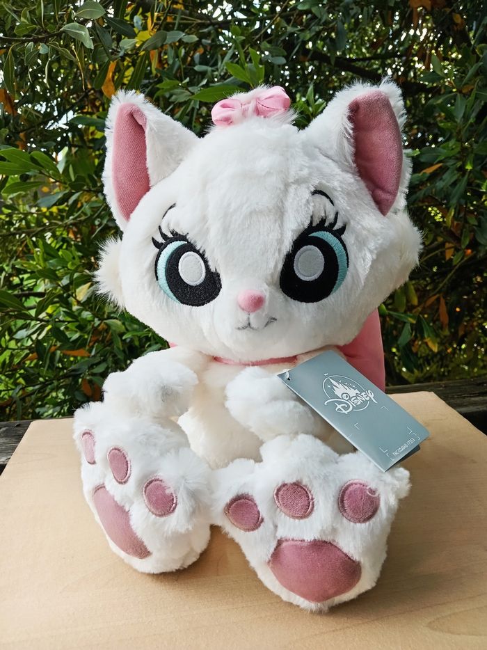 Adorable Marie Bigfeet des Aristochats - Grande peluche Disney