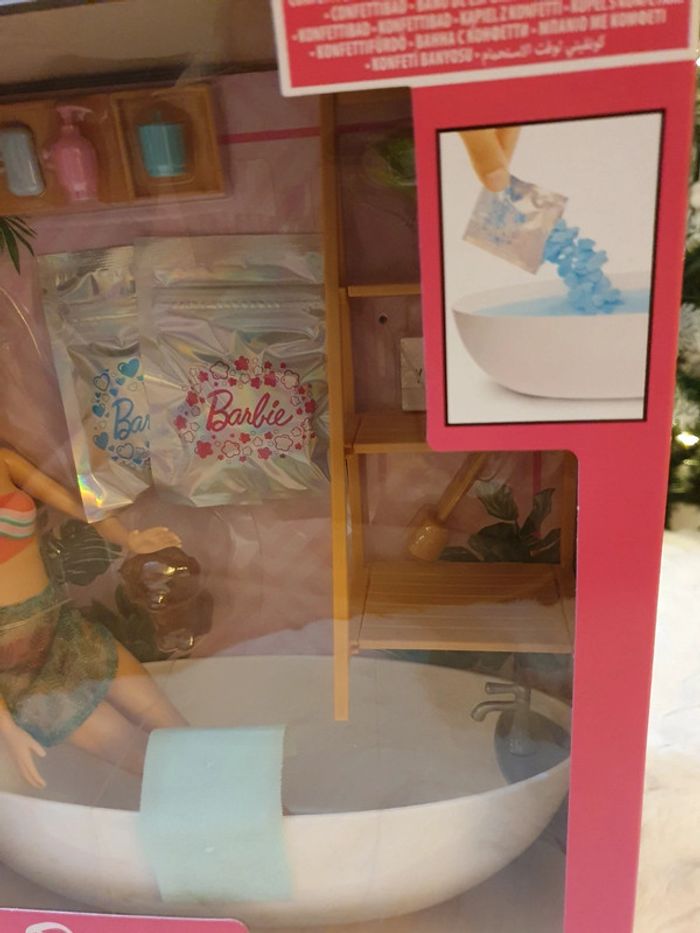 Coffret Barbie et son bain relaxant avec accessoirs - photo numéro 3