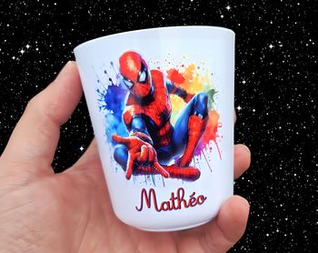 Verre incassable  personnalisé neuf spiderman