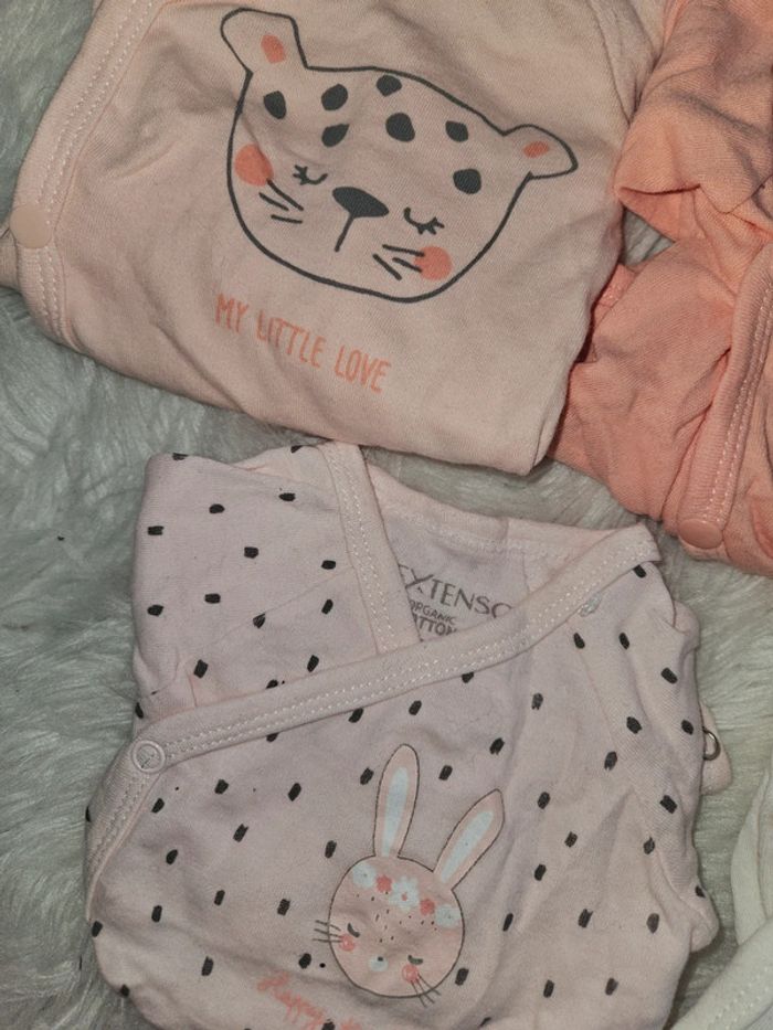 Lot de 6 bodys bébé manches longues - photo numéro 3