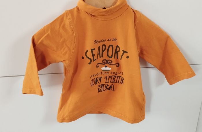 Sous pull garçon 6 mois Vertbaudet