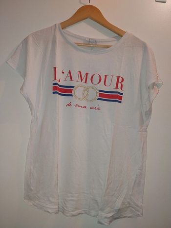 Tee shirt l'amour de ma vie taille m amisu