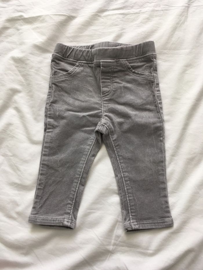 Pantalon en velours côtelé - 12 mois