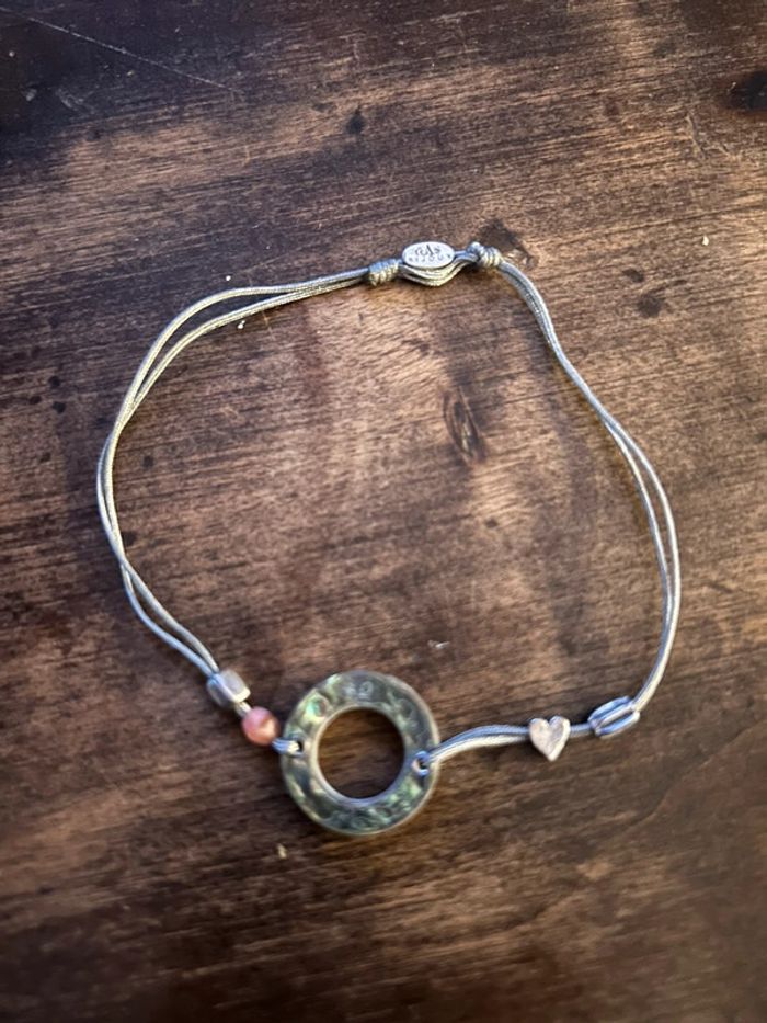 Bracelet gas cordon nacre