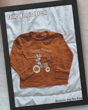 T-shirt manches longues 🧸 Vertbaudet 