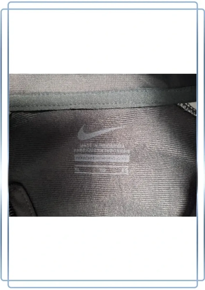 veste nike vintage - gris anthracite homme - taille XL full broderie (469) - photo numéro 11