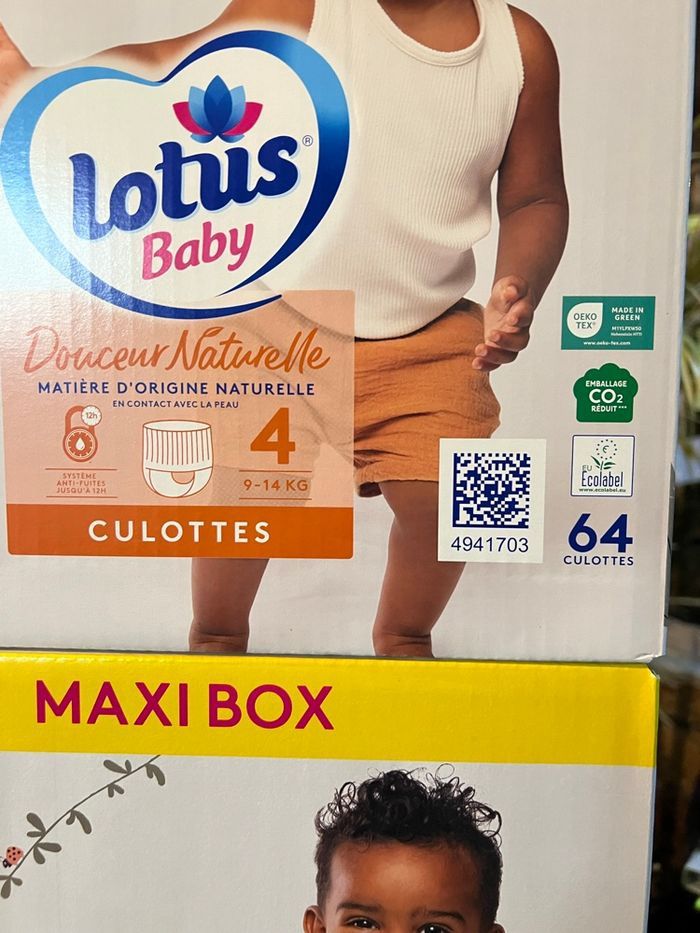Couche taille 4 Lotus : 128 Pants culottes - photo numéro 2