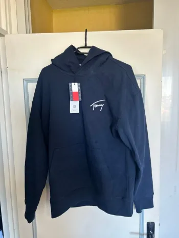 Sweat à capuche hoodie Tommy Jeans bleu marine S