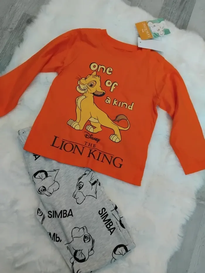 Pyjama deux pièces ,Le roi lion, Disney, neuf, 2 ans