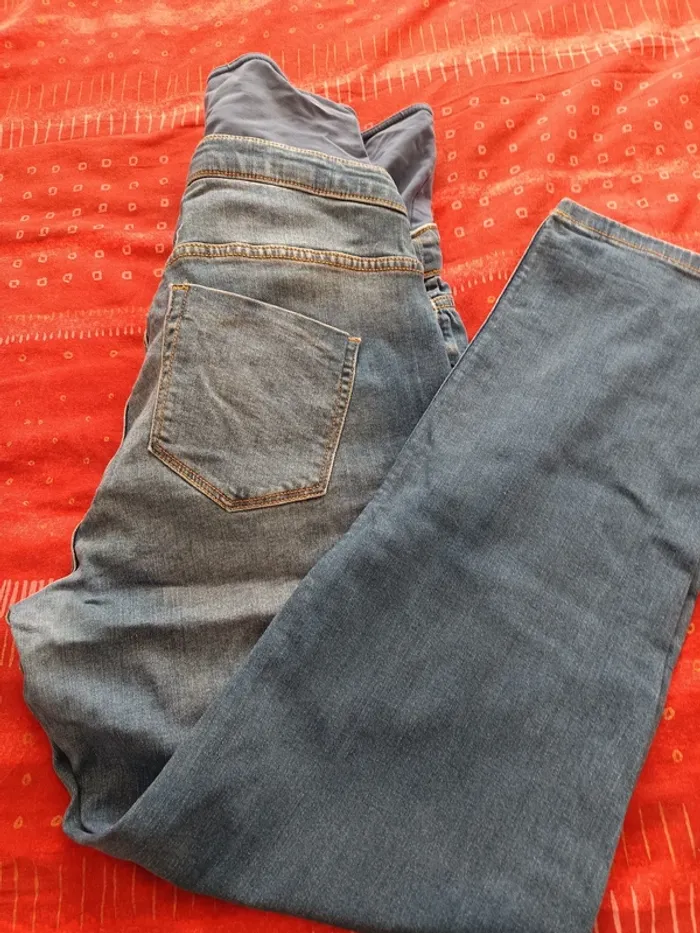 Jeans mom grossesse t46 Kiabi tbe - photo numéro 3