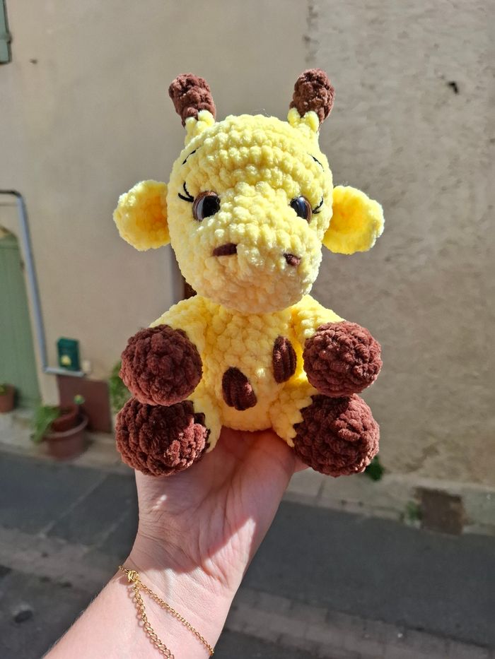 Peluche décorative girafe