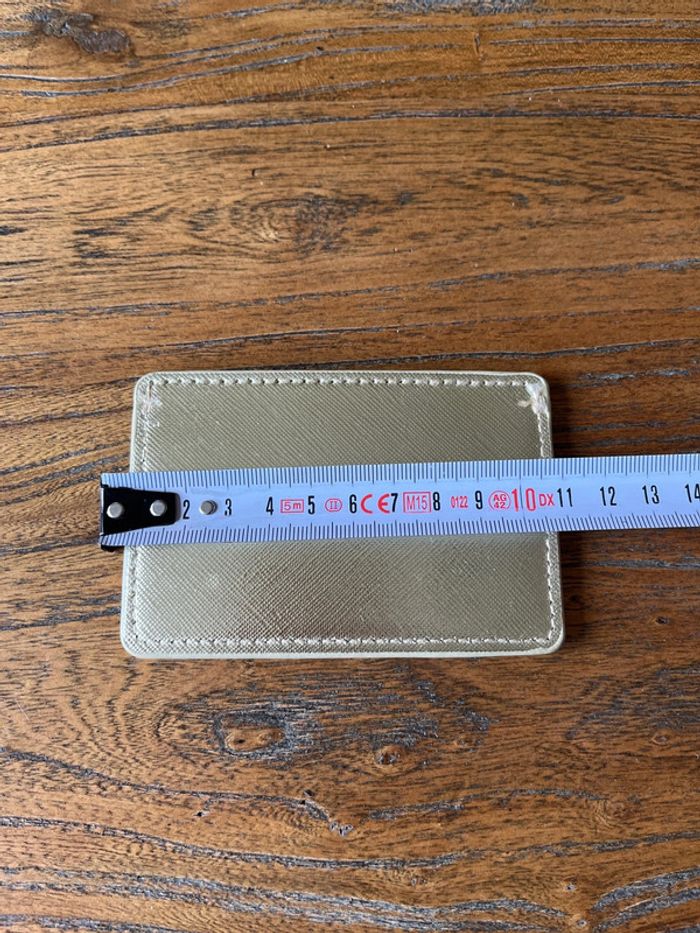 Porte carte doré - photo numéro 4