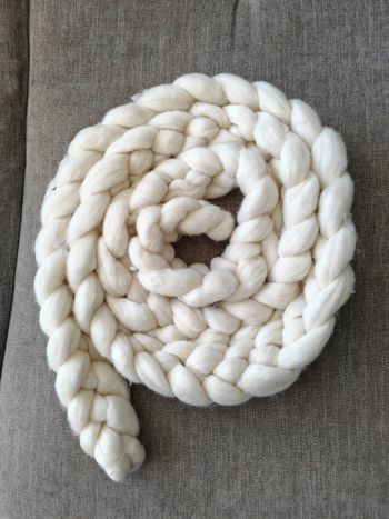 Tresse blanche pour photo bébé ou autre