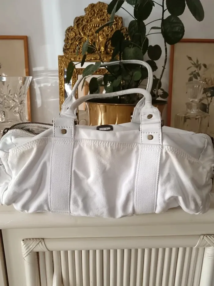Sac vintage 90/00s y2k diesel coton et cuir - photo numéro 6