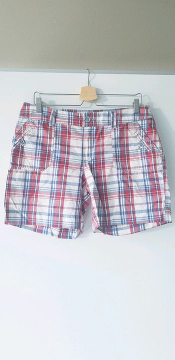 Yessica - Short - Motif à carreaux