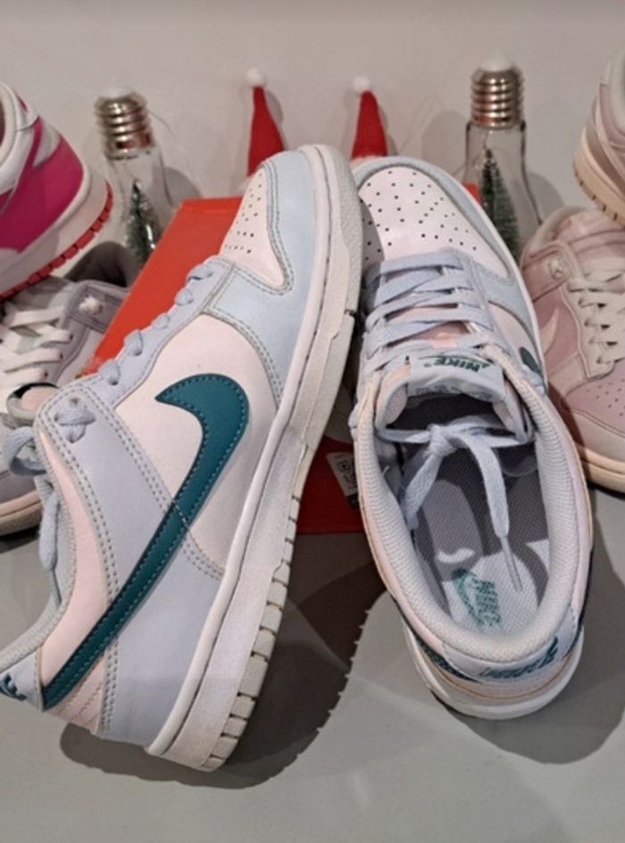 Nike Dunk Low bleu clair - photo numéro 2