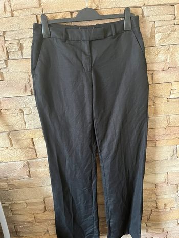 Pantalon lin et coton taille 38 H&M