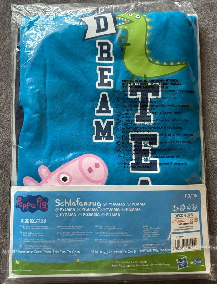 Pyjama 2 pièces Peppa Pig taille 110/116 Neuf - photo numéro 3