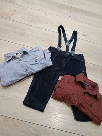 Ensemble deux chemises un pantalon