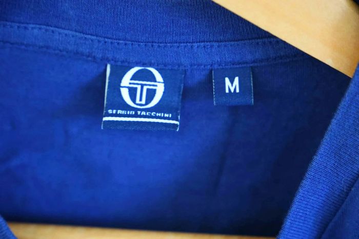 C37 Tshirt Court Sergio Tacchini Vintage Taille M - photo numéro 2