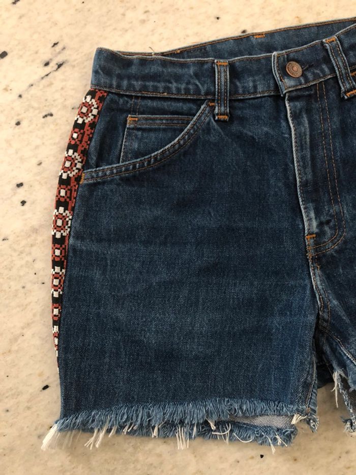 Short en jean Lévis custom XS/S - photo numéro 4