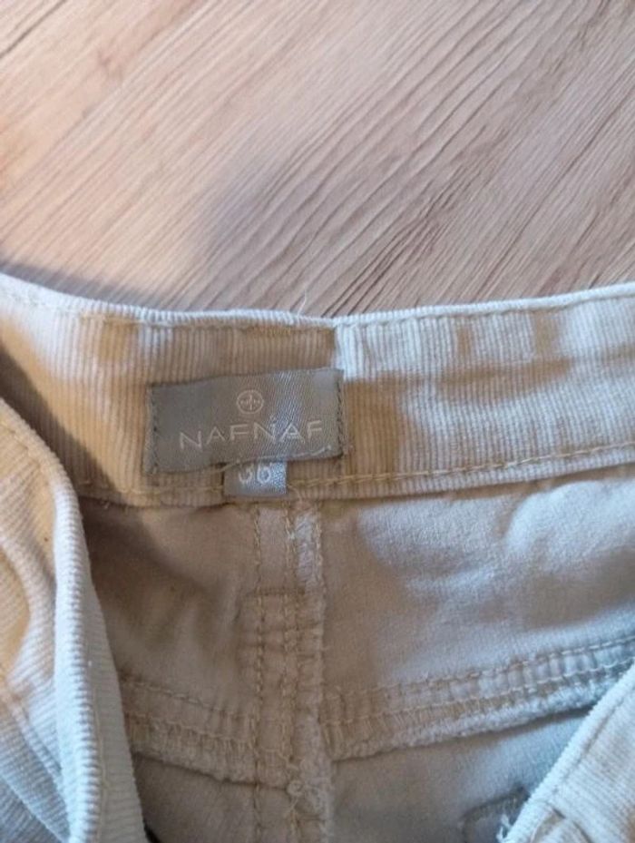 Jean Naf Naf beige - photo numéro 3