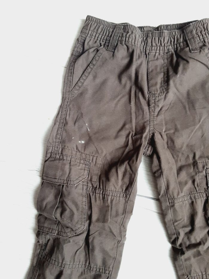 Vêtement garçon pantalon marron 3 ans - photo numéro 2