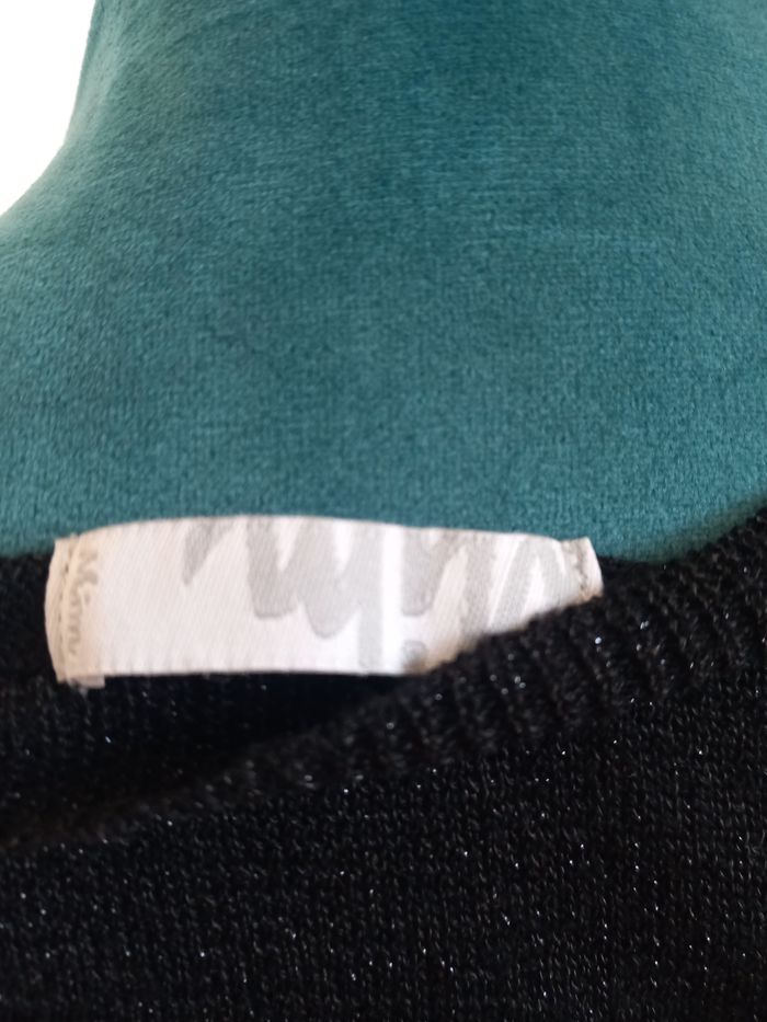 Pull sans manches noir à paillettes Mim - photo numéro 5