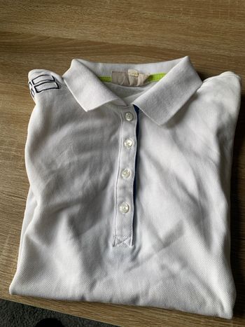 Polo blanc femme 