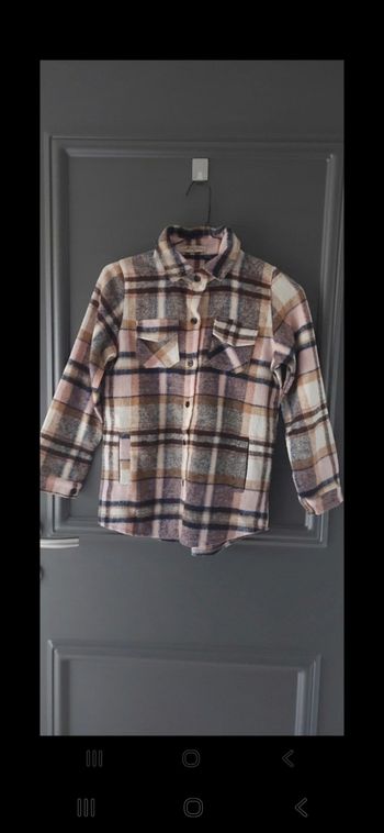 Chemise à carreaux fille