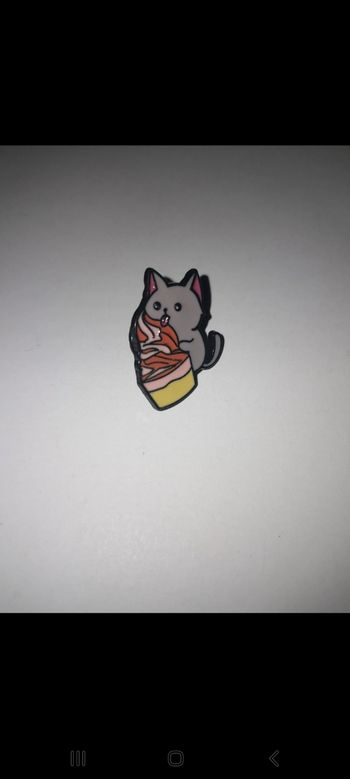 Lot de 2 pins chat et glace