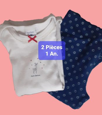 Legging + body. 12 Mois. Petit Bateau.