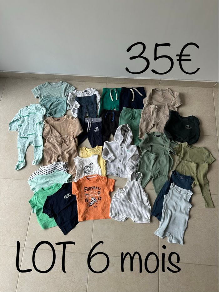 Lot 6 mois bébé garçon