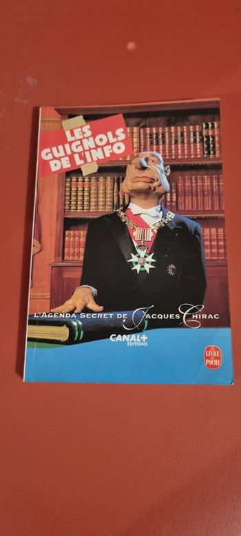 livre des guignols de l'info l'agenda secret de jacques chirac livre de poche